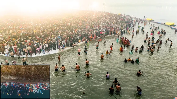 Mahakumbh 2025 drone footage