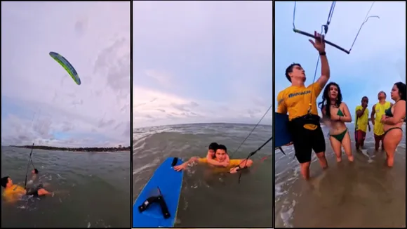 brazilian Olympian was surfing in the sea save a drowning girl 