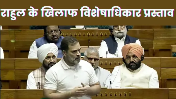 Rahul Gandhi in Parliament 