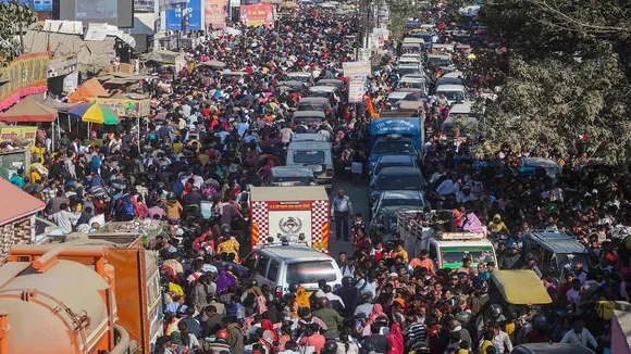 Maha Kumbh Traffic Jam