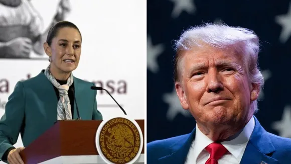 Claudia Sheinbaum and Trump