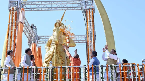 CM Yogi Says Maharana Pratap and Chatrapati Shivaji are real heroes of india