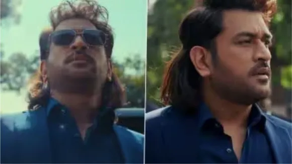 ms dhoni animal look viral
