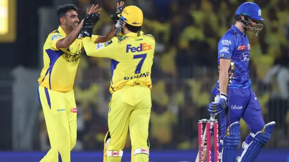 CSK WON AGAINST MUMBAI INDIANS