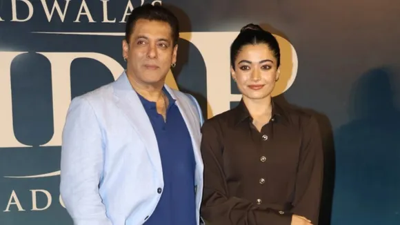 Salman Khan broke his silence on age gap with Rashmika Mandanna in Sikandar trailer launch..