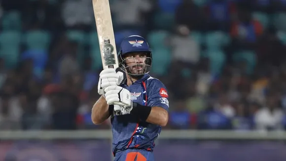 lsg opener mitchell marsh got out on 72 runs during dc vs lsg match in IPL 2025