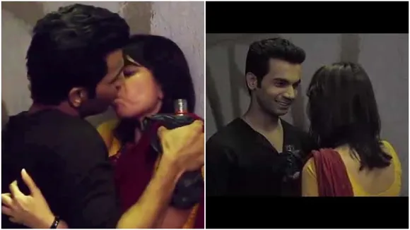 Rajkummar Rao hot Kissing Scene