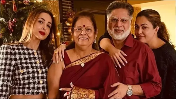 maliaka arora with family