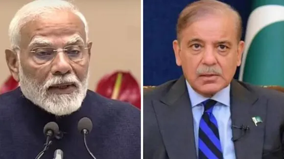 pm Modi and shahbaz sharif