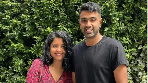 ravichandran ashwin with wife