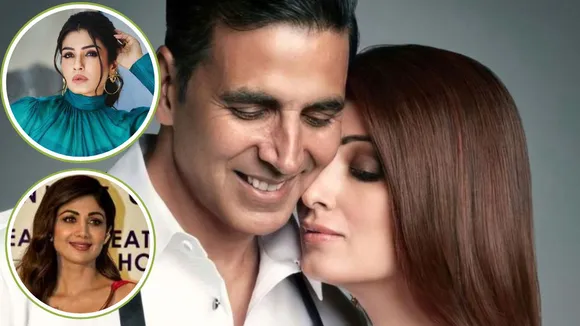 Akshay Kumar opposite from Twinkle Khanna 