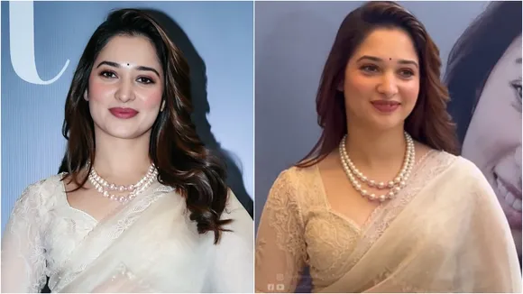 Tamannaah Bhatia saree look