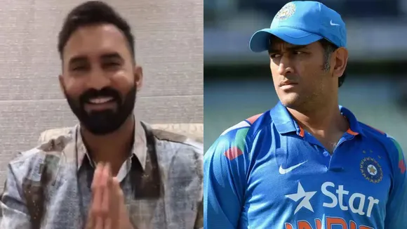 Dinesh Karthik apologies for not selecting MS Dhoni in his playing XI says he is greatest and deserves to be the captain of any team 