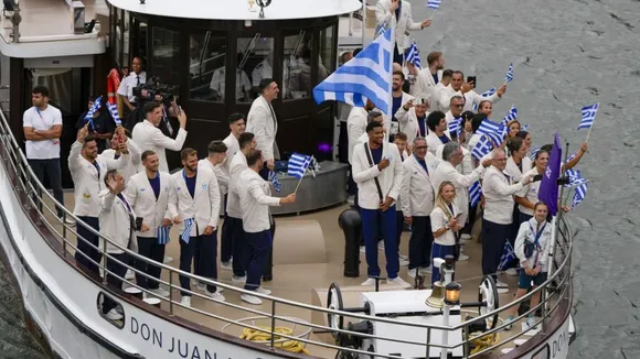 Greece always at the forefront in the Olympics opening ceremony parade