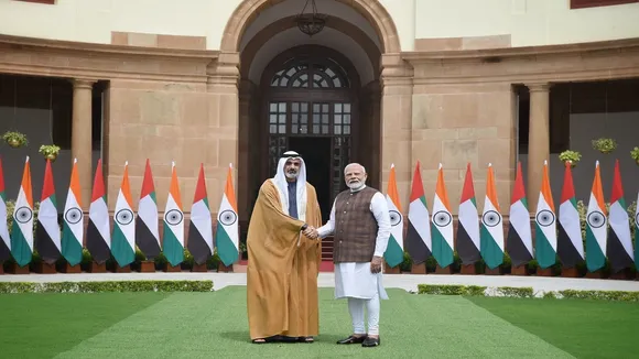 PM Modi and Abu Dhabi Crown Prince