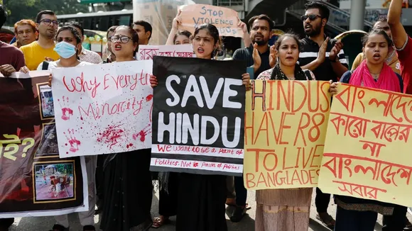 Bangladesh Hindu Protest