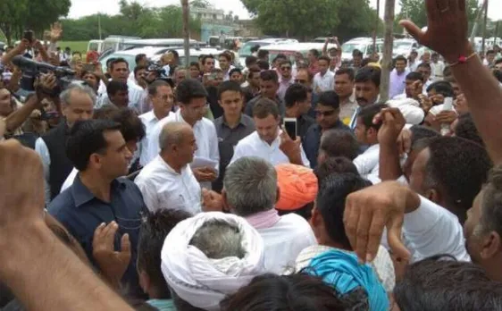 राजस्थान: जालोर में बाढ़ पीड़ितों से मिले राहुल गांधी, मदद के लिए सरकार से करेंगे अपील