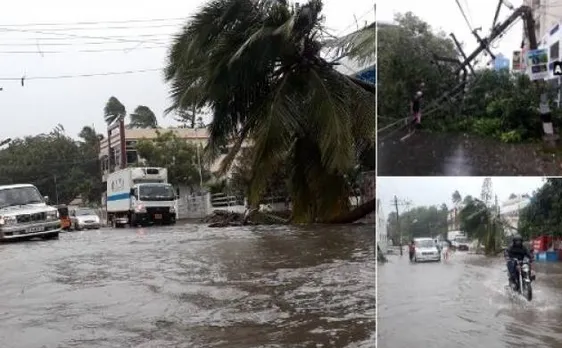 चेन्नई में भारी बारिश और तेज हवा से जनजीवन अस्त- व्यस्त, चक्रवाती तूफान 'ओखी' का भी ख़तरा