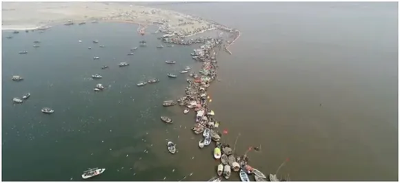 kumbh 2019 : Drone कैमरे से ली गई प्रयागराज की ये वीडियो देखकर आप भी हैरान रह जाएंगे