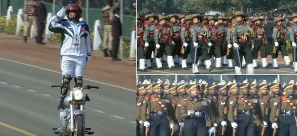 Republic Day : इतिहास में पहली बार महिला अफसर ने बाइक पर किया स्टंट, असम राइफल्स की महिला टुकड़ी ने दी सलामी