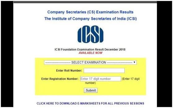 ICSI CS Foundation 2018 का रिजल्ट हुआ घोषित, ऐसे चेक करें