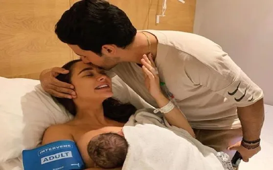 बेटे को Breast Feeding कराते हुए एमी जैक्सन ने शेयर की तस्वीर