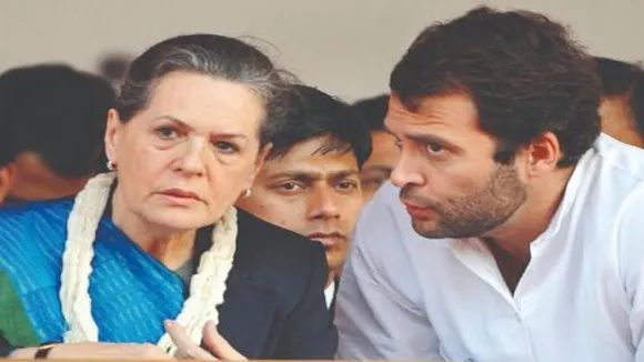 Rahul Gandhi with Sonia Gandhi