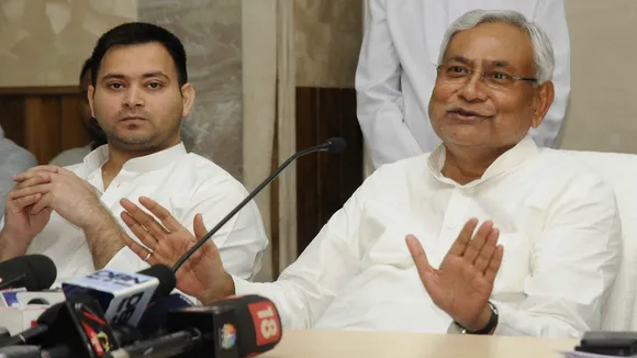 CM Nitish with Tejasvi