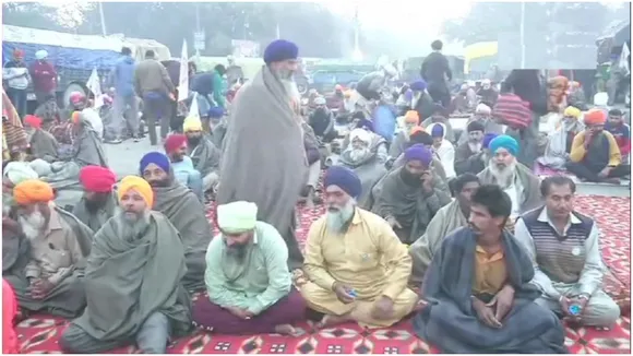 Farmers protest