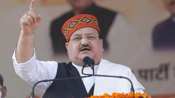 बीजेपी अध्यक्ष जेपी नड्डा का मालदा में रोड शो