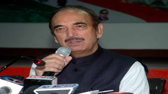 Congress leader Ghulam Nabi Azad