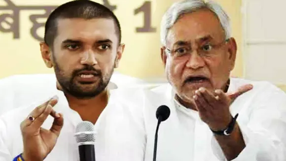 Nitish Kumar and chirag paswan