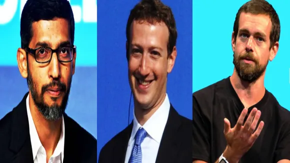 Zuckerberg  Pichai  Jack