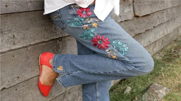 Embroidered Jeans