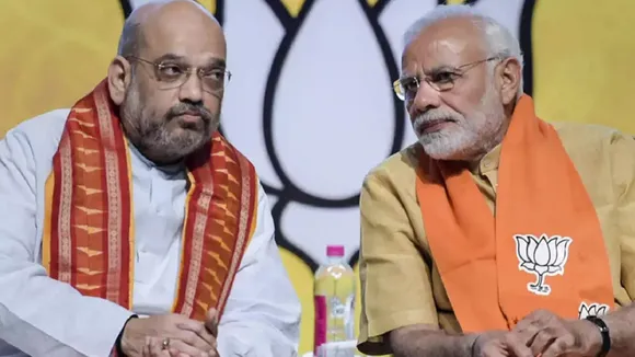 amit shah with pm modi