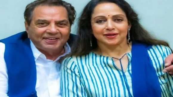 Dharmendra and Hema Malini