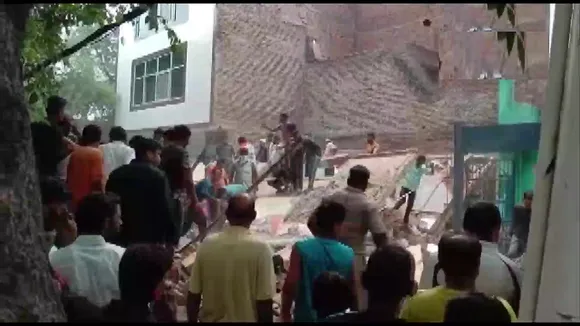 building collapses in Delhi