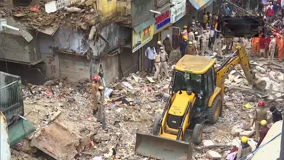 Delhi Building Accident