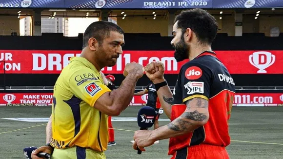 rcb vs csk dhoni virat 4545445454544