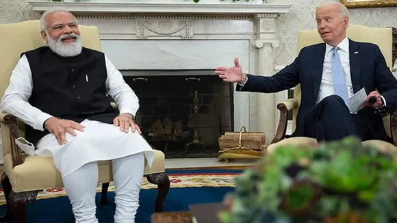 Narendra modi and joe biden