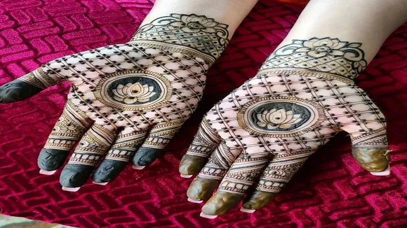 Mehndi Designs on Karwa Chauth