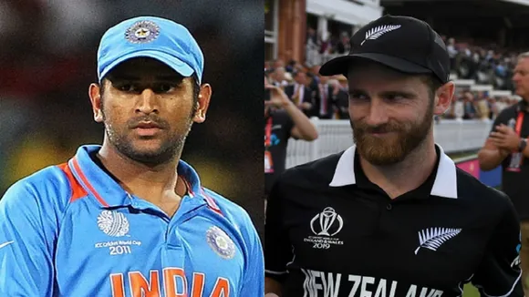 MS Dhoni and Kane Williamson