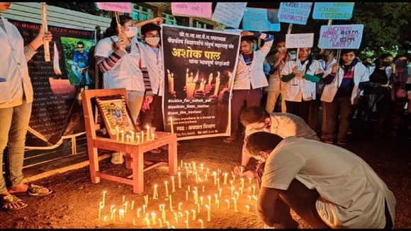 Protesting in Yavatmal