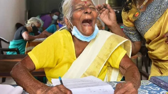 Kerala s 104 year old Kuttiyamma Scores 89 Out of 100