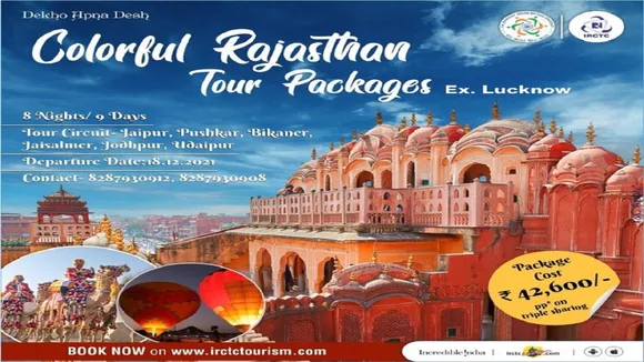 IRCTC Colourful Rajashthan tour package