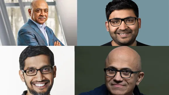 Arvind Krishna-Parag Agrawal-Sundar Pichai-Satya Nadella