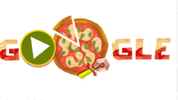 Google doodle pizza