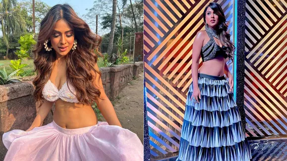 Nia Sharma Hot Lehenga