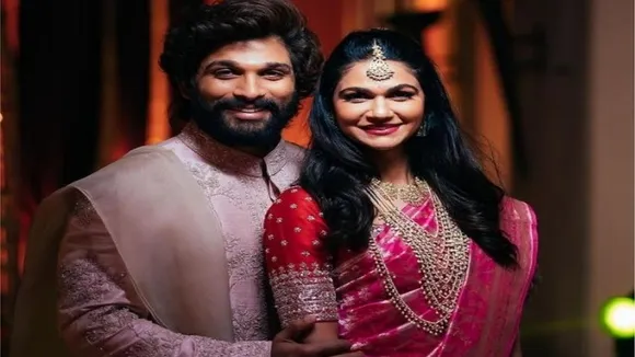 allu arjun sneha reddy photo from niharika wedding