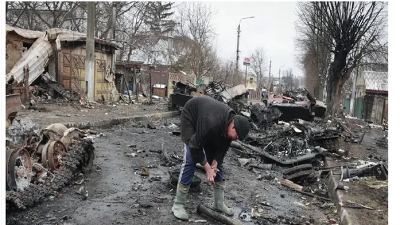 Explosion in Ukraine